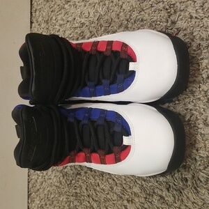 Jordan Athletic Shoes Red and Blue